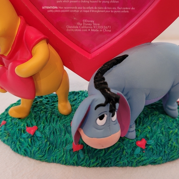 Disney Store Winnie The Pooh Red Heart Shaped Picture/Photo Frame. - Picture 9 of 11